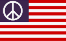 USA Peace 3'x5' Embroidered Flag ROUGH TEX® Cotton