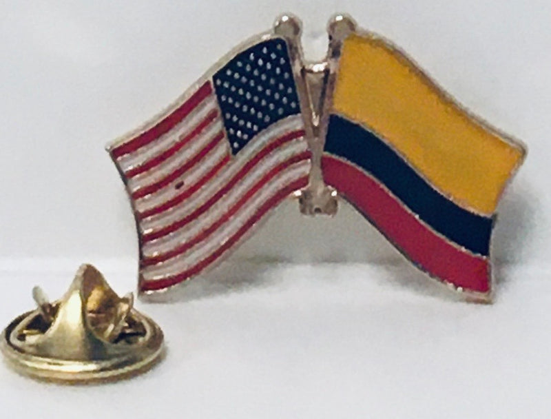 USA Colombia Lapel Pin