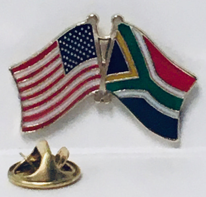 USA South Africa Lapel Pin