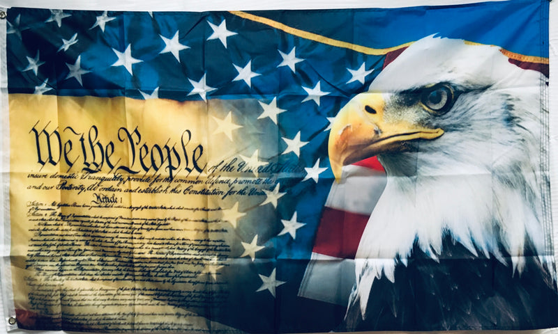 We The People USA Eagle 3'X5' Flag ROUGH TEX® 100D