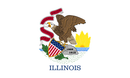 Illinois 3'X5' Flag Rough Tex® 150D Nylon