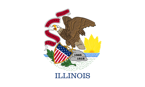 Illinois 3'X5' Flag Rough Tex® 150D Nylon