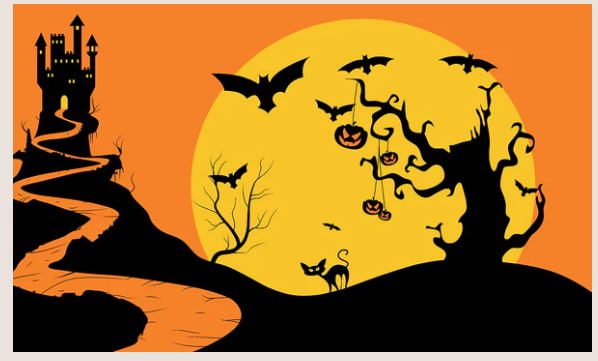 Halloween Spooky Tree 3'X5' Flag ROUGH TEX® 68D