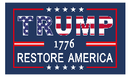 Trump 1776 Restore America 3'X5' Flag ROUGH TEX® 68D