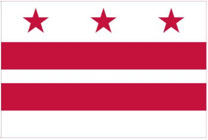 Washington DC 2'x3' Flag ROUGH TEX® 100D