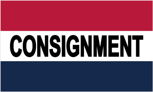 Consignment Red White & Blue 3'X5' Double Sided Flag ROUGH TEX® 100D