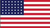 USA 35 Stars 3'x5' Embroidered Flag ROUGH TEX® 210D Oxford Nylon