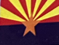 Arizona 4"x6" Desk Stick Flag Sewn Rough Tex®