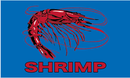 Shrimp Blue 3'x5' Flag ROUGH TEX® 100D
