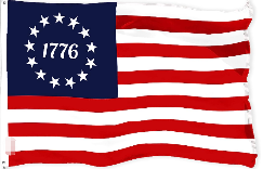 Betsy Ross 1776 3'x5' Embroidered Flag ROUGH TEX® 420D