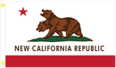 New California Republic 3'x5' Flag ROUGH TEX® 100D