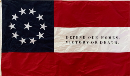 Defend Our Homes Victory or Death 3'x5' Embroidered Flag ROUGH TEX® Cotton