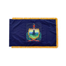 United States 56 Flags Set 3x5 Feet Cotton Gold Fringe Sleeve Premium Indoor Use One of Each American State & all Six U.S.A. Territories