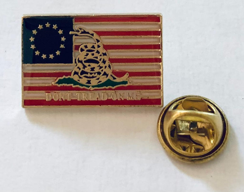 Betsy Ross Gadsden Lapel Pin