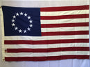 Betsy Ross 5'x8' Embroidered Flag ROUGH TEX® Cotton