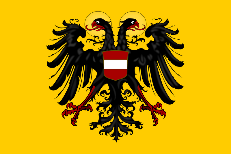 Banner of the Holy Roman Emperor with Arms 1437-1493 3'x6' Flag ROUGH TEX® Cotton