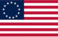 Betsy Ross 3'x5' Embroidered Flag ROUGH TEX® Cotton