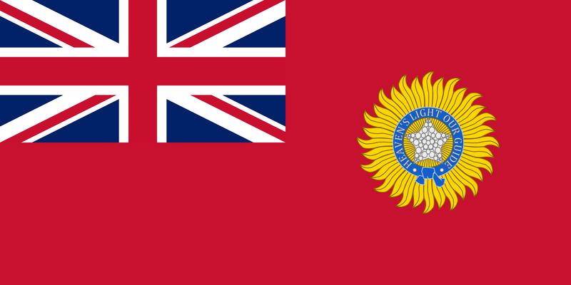 British Raj British Empire Red Ensign 3'x6' Flag ROUGH TEX® Cotton