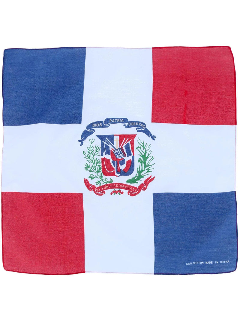 Dominican Republic 22"x22" Cotton Bandana