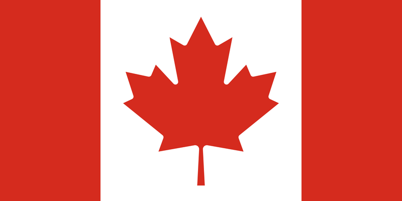 Canada 4'x6' Embroidered Flag ROUGH TEX® Cotton