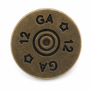 12 Gauge Shotgun Shell Replica Lapel Pin – Hard Enamel
