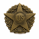 United States Veteran Antique Brass Star Lapel Pin – Hard Enamel | Bulk Wholesale