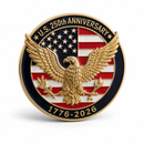 U.S. 250th Anniversary American Eagle Lapel Pin – 1776–2026 | Hard Enamel | Collector’s Edition