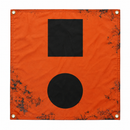 Orange Emergency Distress Signal Flag | 36.25” × 36.25” | Survival & Safety Signaling