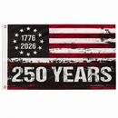 Distressed 250 Years of America Flag | 1776–2026 | 3’×5’ | Rough Tex® 68D | Wholesale & Bulk