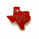 Texas State Pride Longhorn Gold-Plated Lapel Pin