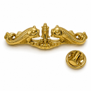 U.S. Navy Submarine Warfare Gold-Plated Insignia Lapel Pin