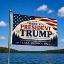 Thank You President Trump – Lake America 2026 Flag | 3x5 ft| Pre-Order Ships After 9/11