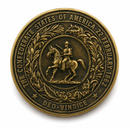 Confederate States of America Great Seal Lapel Pin — Historical Collector Pin