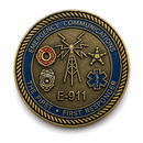 Emergency Communications E-911 Challenge Coin — The First First Responder