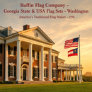 American USA & State Flag Set | All 50 States In Stock | Your State + USA Flag | 2x3 to 6x10 Ft