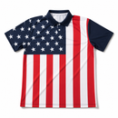 USA American Flag Polo Shirt – 250th Anniversary Edition