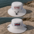 Custom Embroidered 1776 Heritage Safari Hat | America 250th Anniversary | Celebrating 250 Years of Freedom