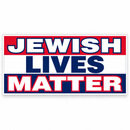 Jewish Lives Matter Bumper Sticker | Made in USA | Shipping by 9/30