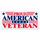 Proud American Veteran Bumper Sticker | Made in USA | Shipping by 9/30