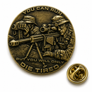 U.S. Sniper Burnished Gold Lapel Pin