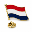 Thailand Wavy Flag Lapel Pin – Cloisonné Hard Enamel