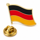 German Imperial Flag Wavy Lapel Pin – Cloisonné Hard Enamel