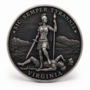 Robert E. Lee “Sic Semper Tyrannis” Virginia Historical Lapel Pin | Cloisonné | Collector’s Edition