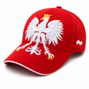Polska Big Eagle Red Embroidered Hat