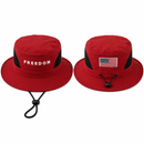 Charlie Kirk Freedom American Flag Safari Hat – Special Edition Embroidered