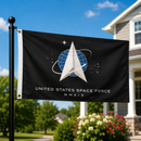 Space Force Flag – 4x6 ft | Double Sided Knit Nylon | Brass Grommets | Custom Made