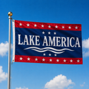 Lake America Flag – 3x5 ft | Double Sided | Brass Grommets | Pre-Order Ships After 9/11