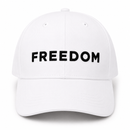 Freedom Charlie Kirk Signature Hat (White)
