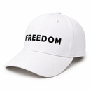 Freedom Charlie Kirk Signature Hat (White)