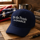 We the People Are Charlie – Custom Embroidered Navy Hat